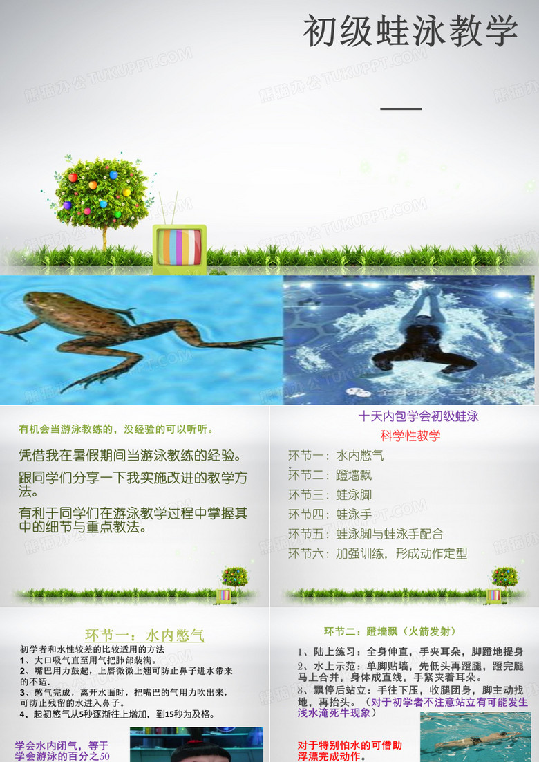 游泳教学ppt课件