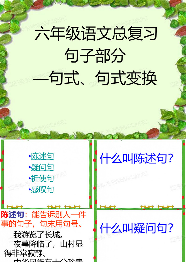 句式及句式转换