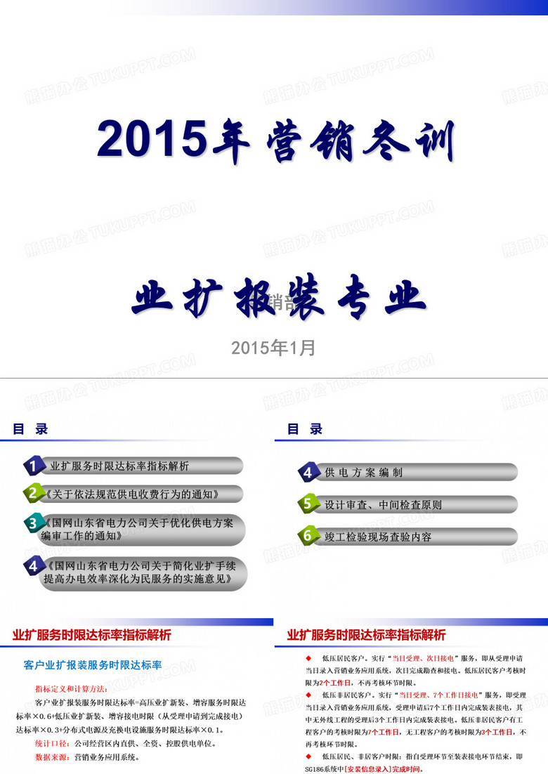 营销冬训-业扩报装专业培训讲座(PPT 45张)