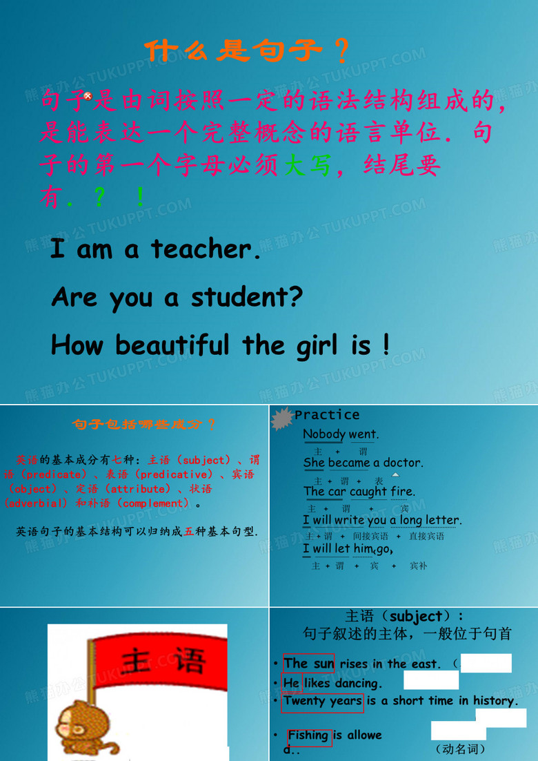 英语句子成分