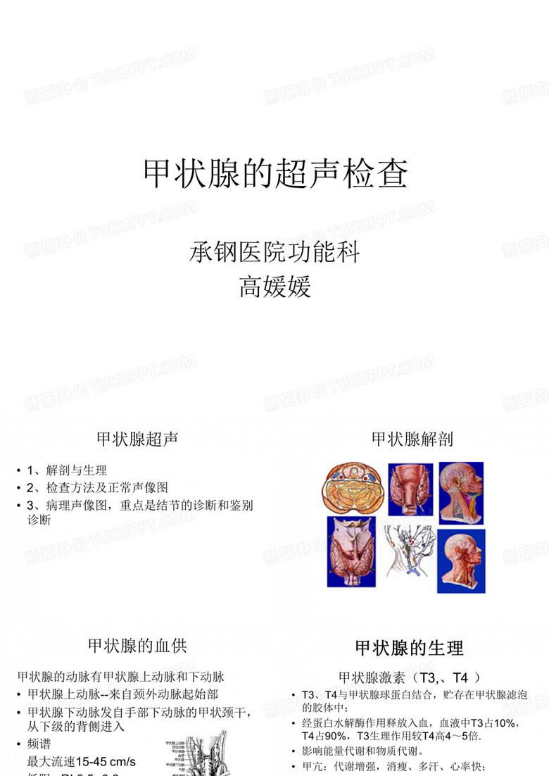 甲状腺的超声检查