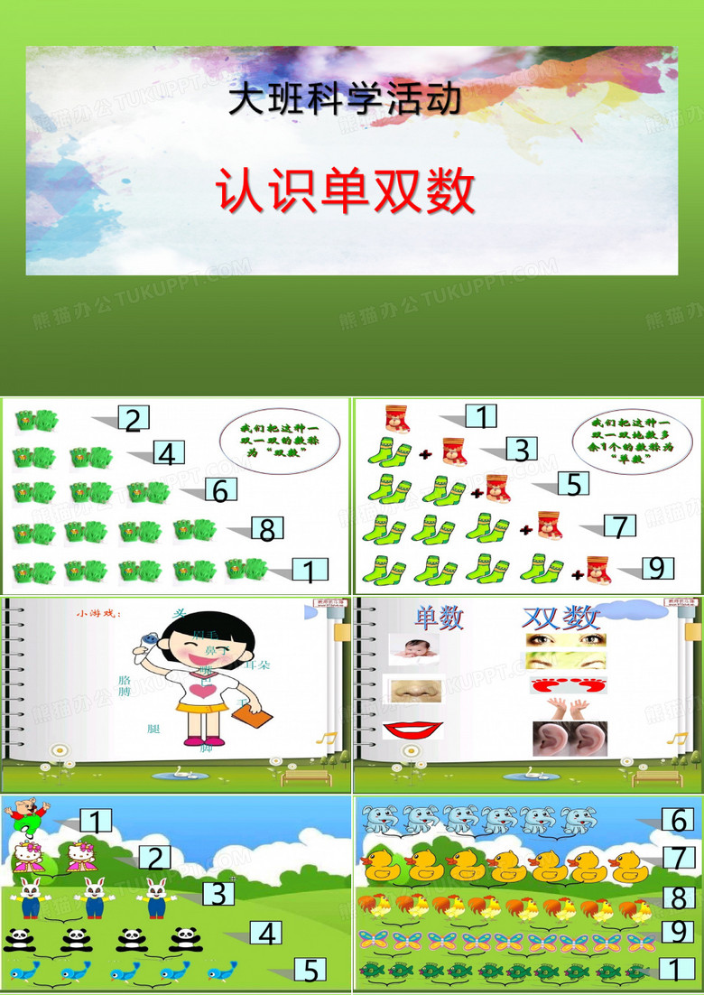 认识单双数课件 