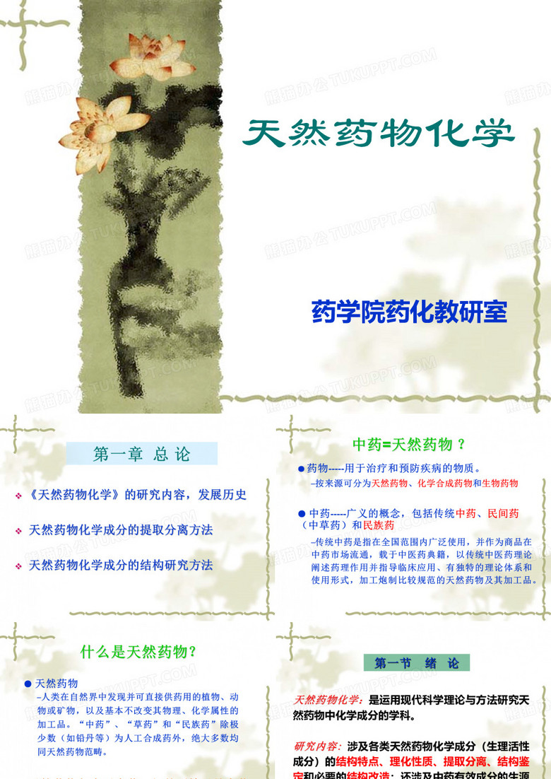 天然药物化学