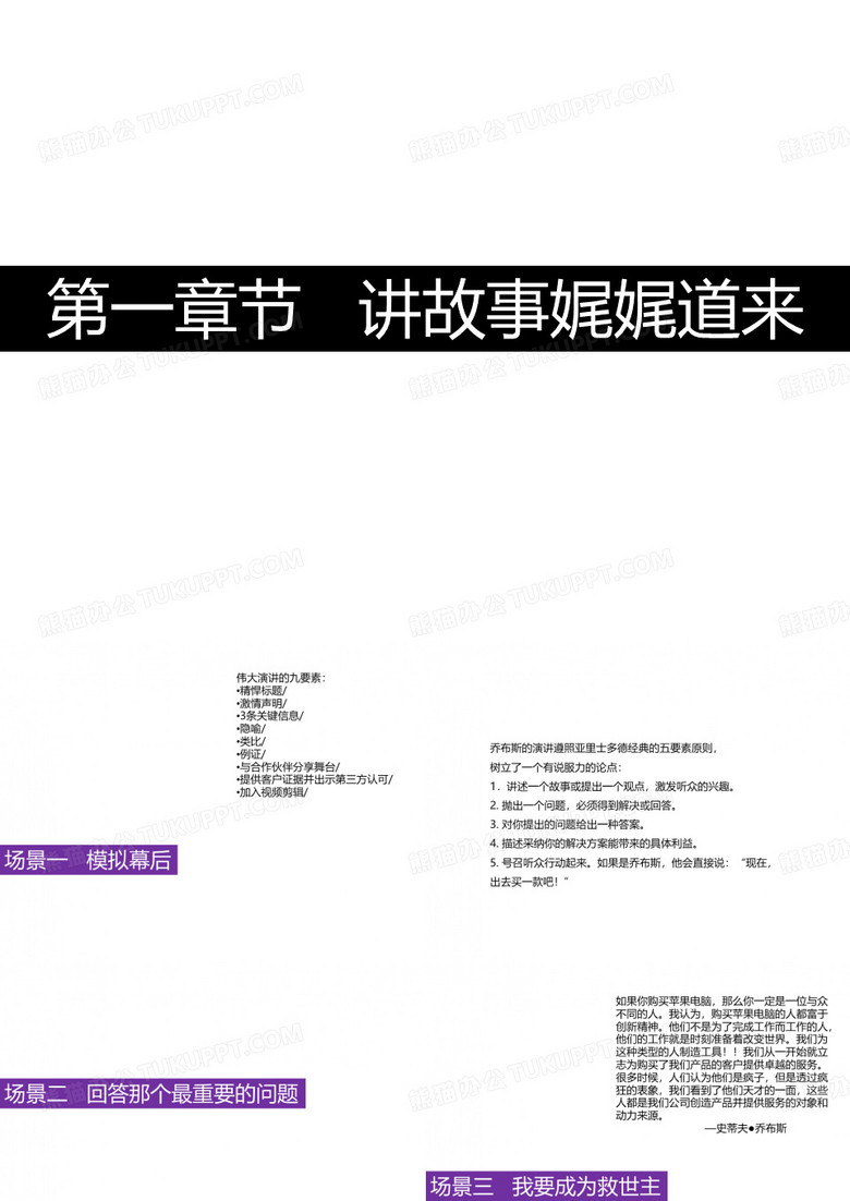 乔布斯魔力演讲