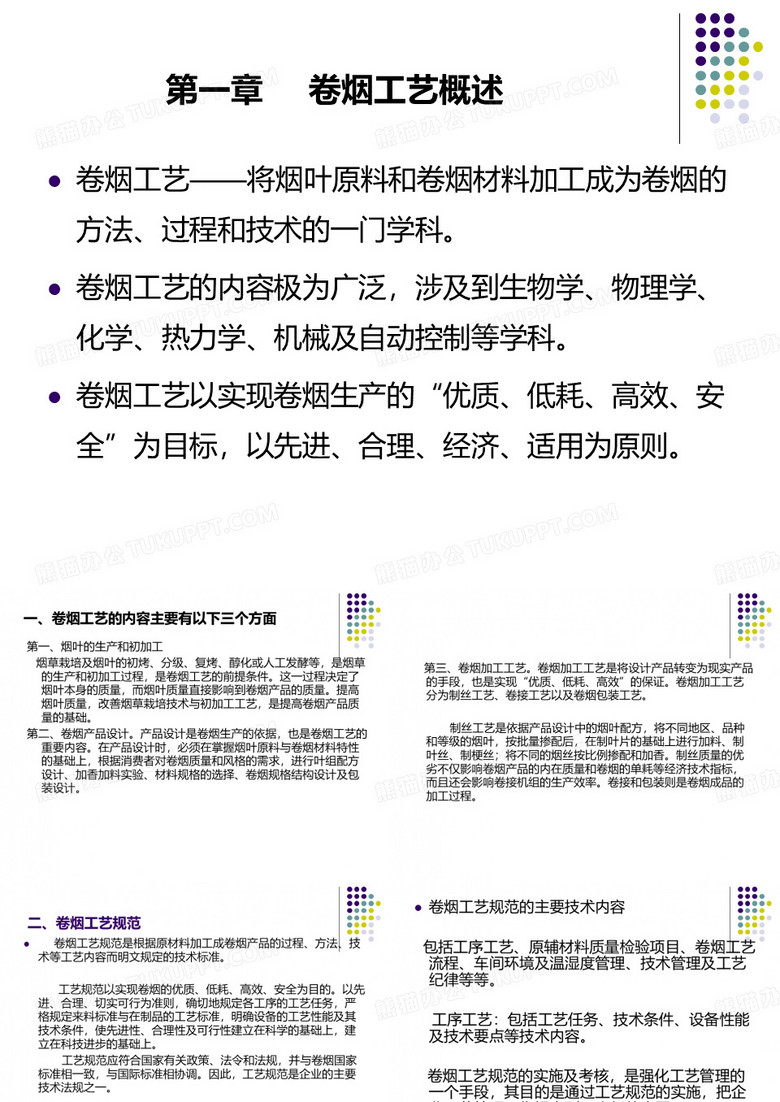 卷烟工艺规范