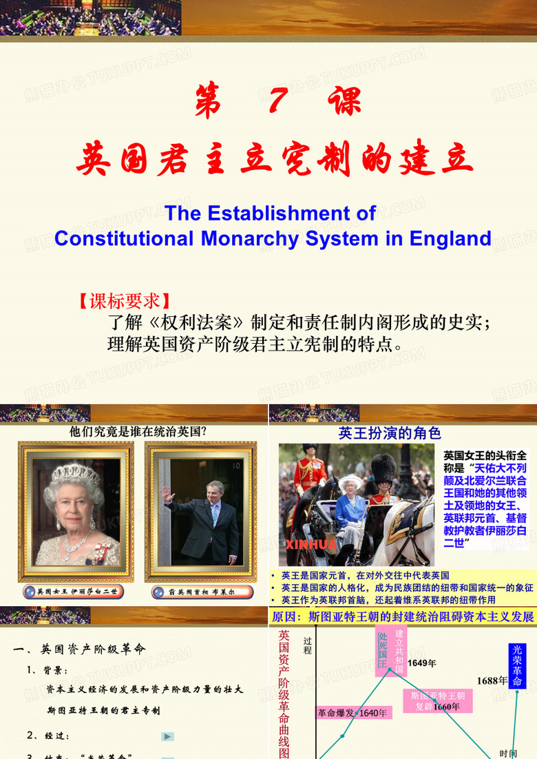 英国君主立宪制的建立