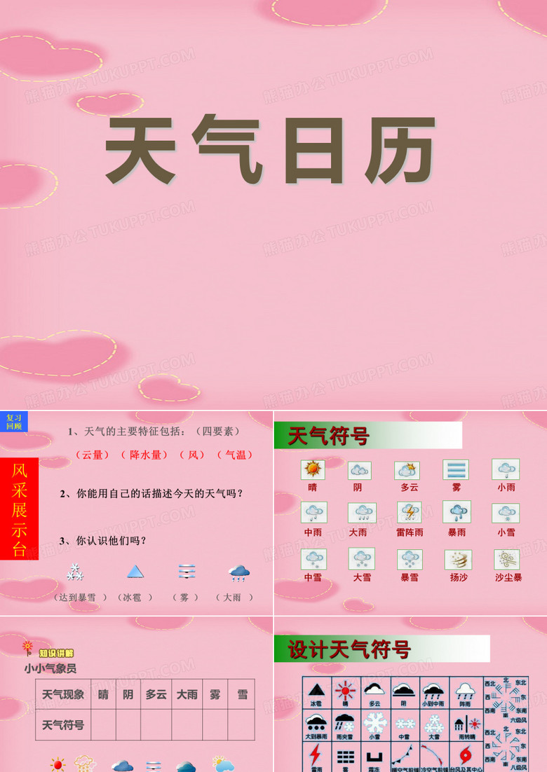 2021完整版《天氣日歷》天氣PPT課件2