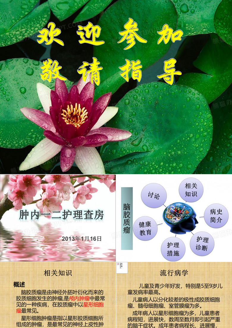 肿瘤科护理查房
