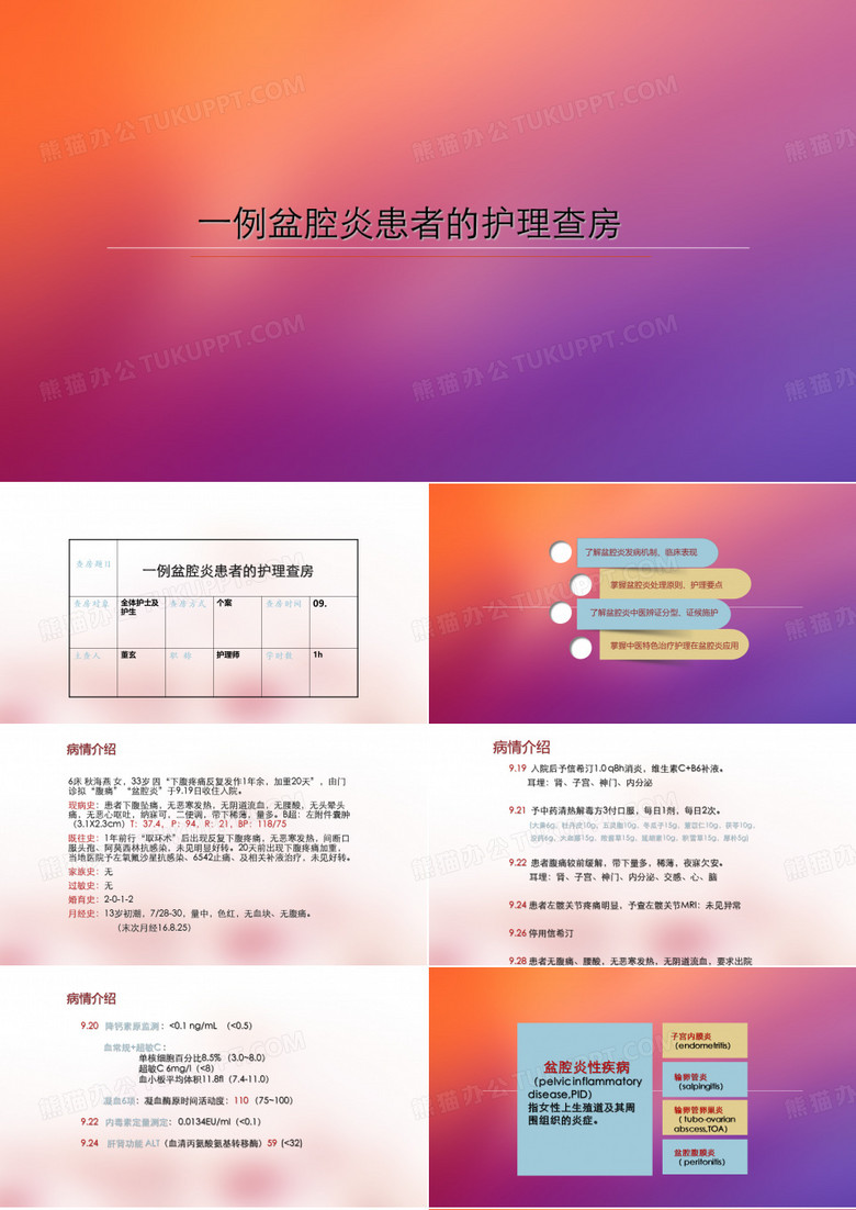 盆腔炎查房