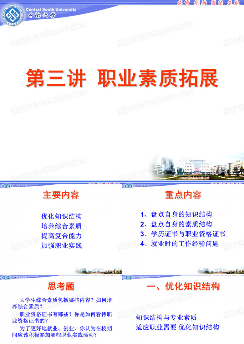 职业素质拓展