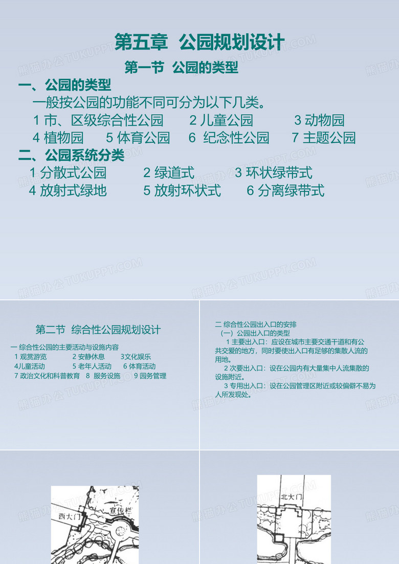 2023-园林规划设计-5公园规划设计
