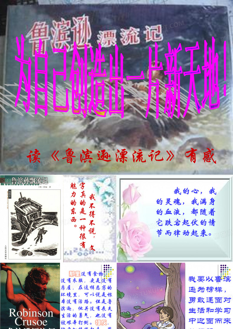 《鲁滨逊漂流记》读书汇报