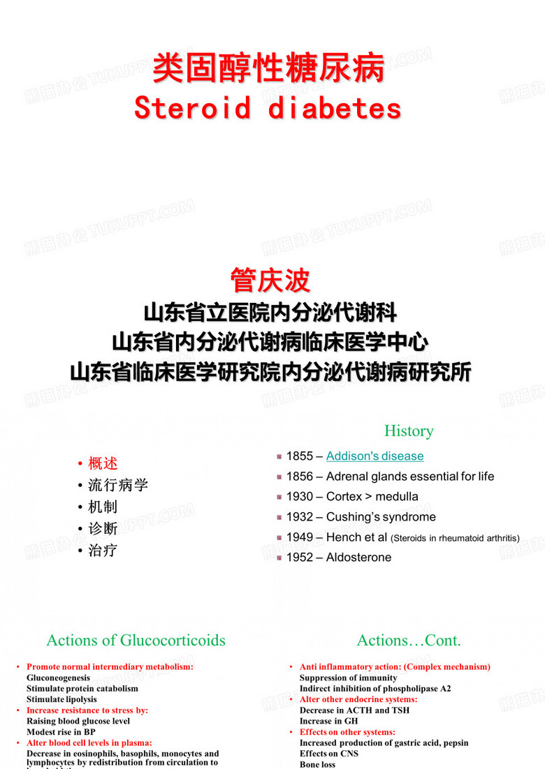 糖皮质激素与高血糖