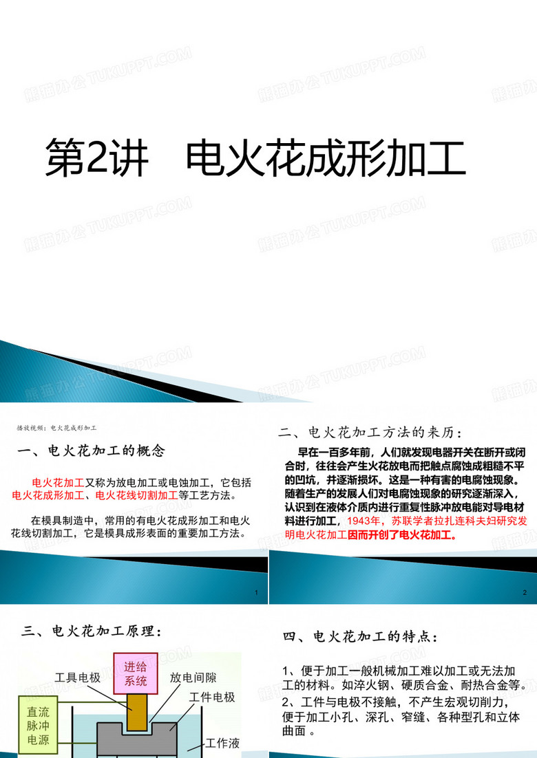 电火花成形加工