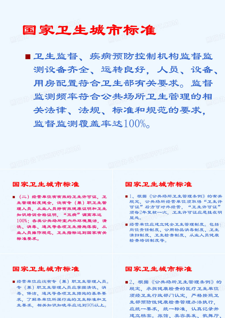 卫生城市培训资料