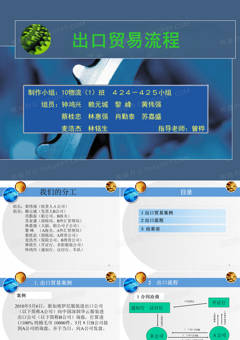 出口贸易流程