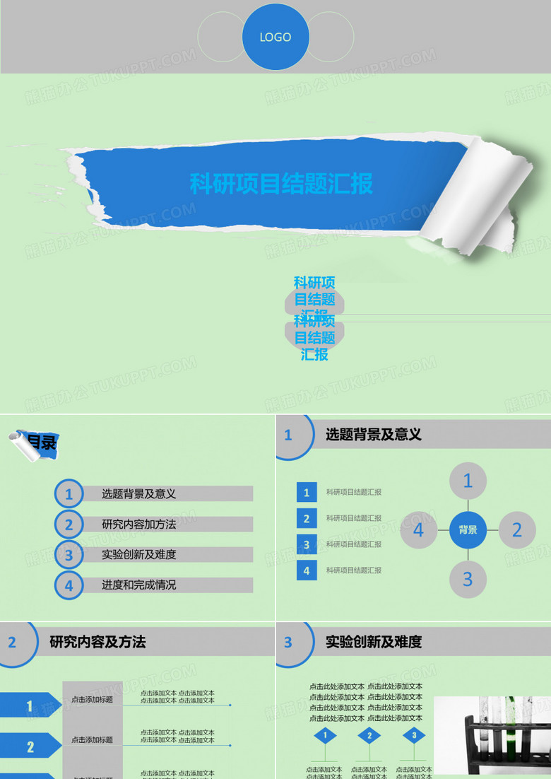 科研项目结题汇报