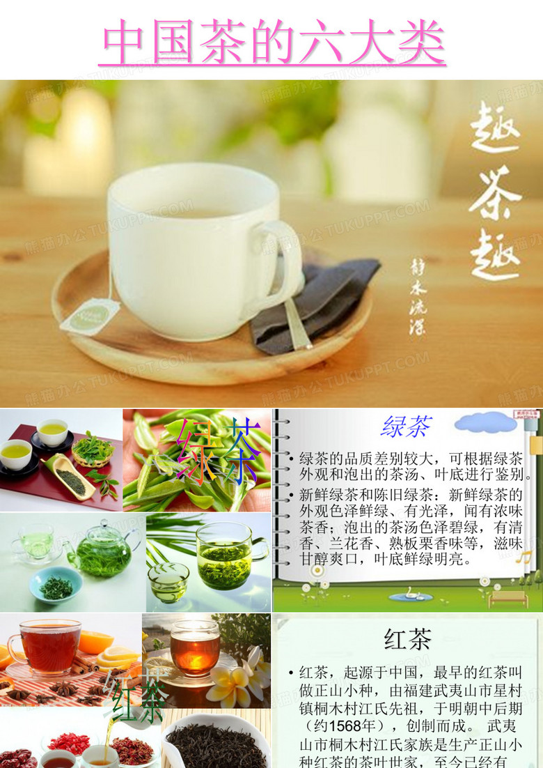中国茶的六大类ppt