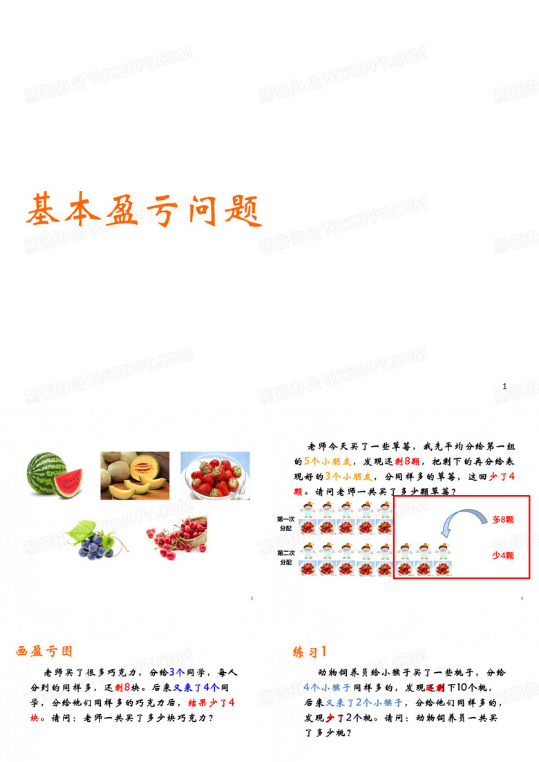 基本盈亏问题