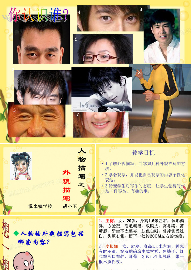 人物外貌描写