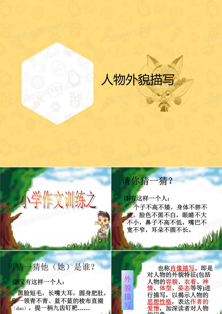 人物外貌描写