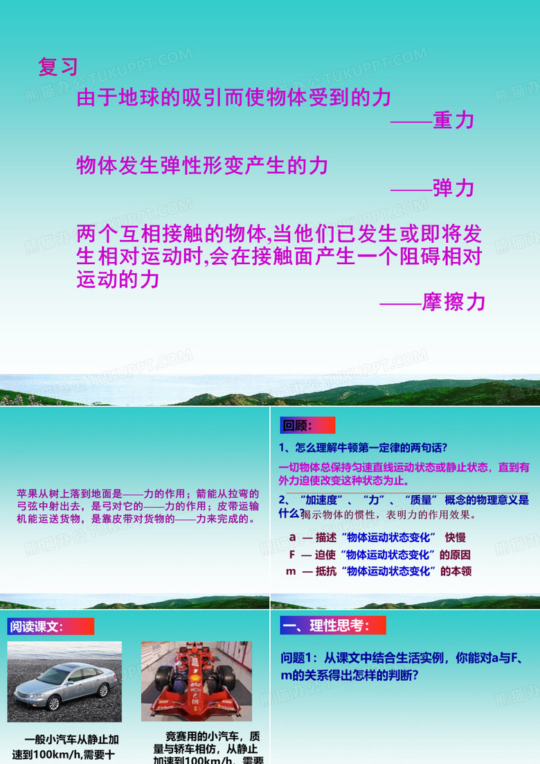 牛顿第二定律