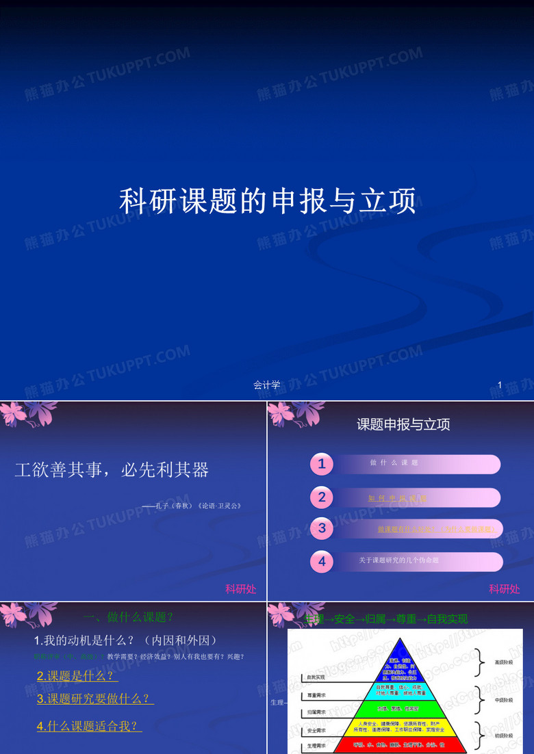 科研课题的申报与立项PPT教案