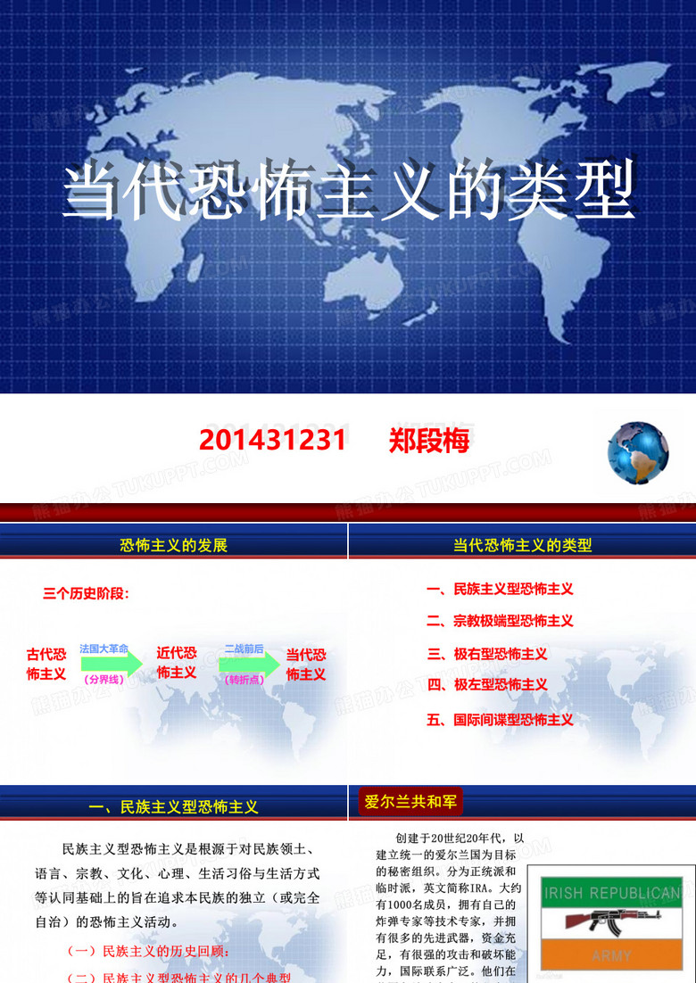 当代恐怖主义的类型