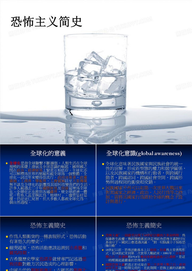 恐怖主义简史-PPT报告