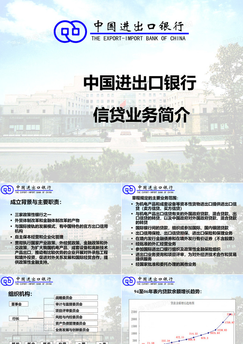 进出口银行的业务范围