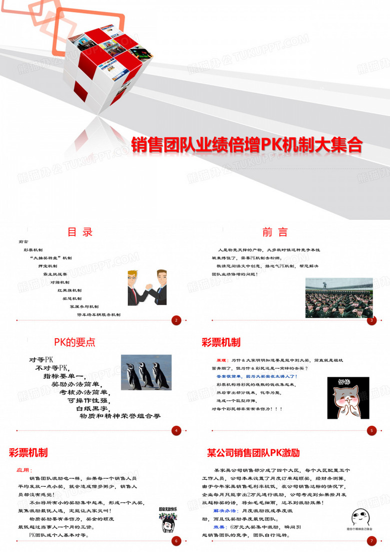 销售团队业绩倍增PK机制大集合
