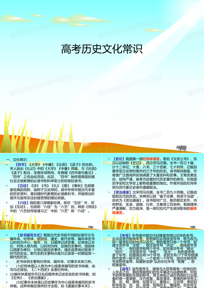 高考历史文化常识类
