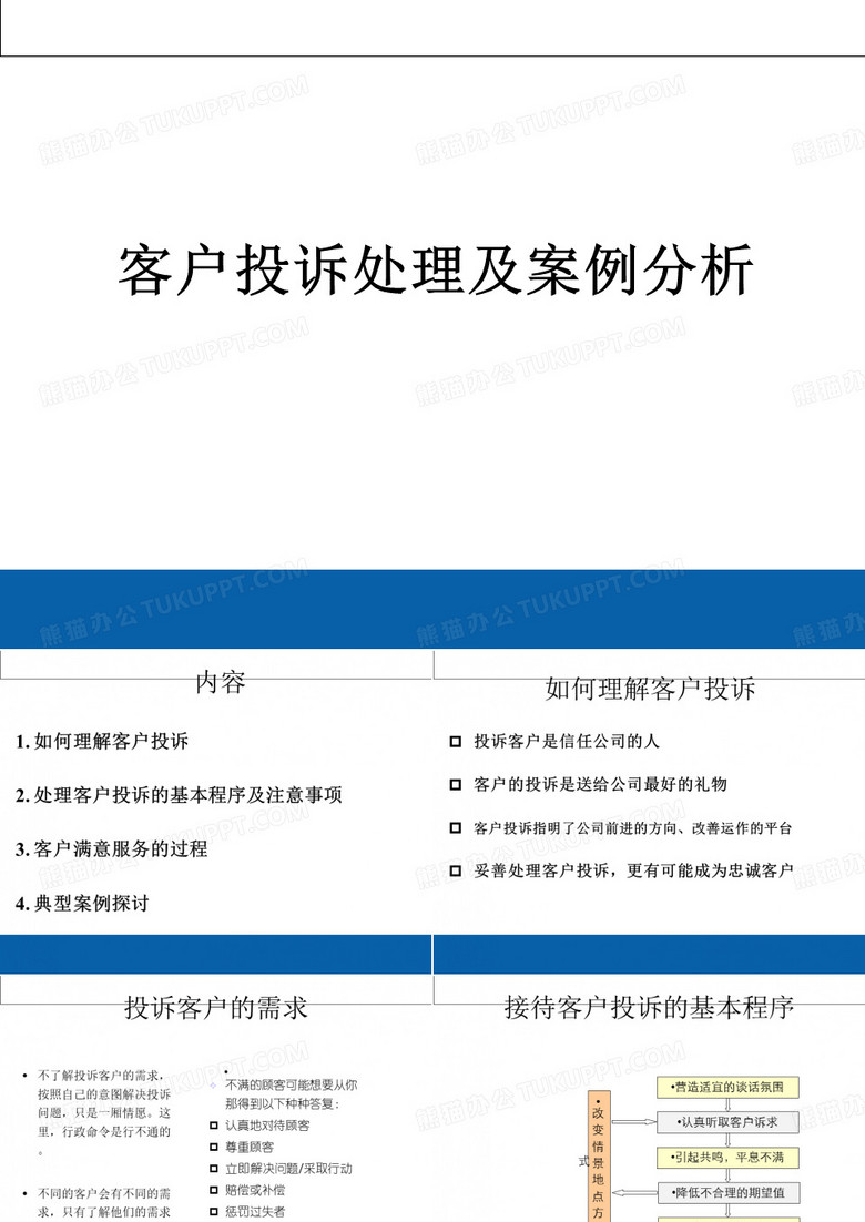 客户投诉处理及案例分析