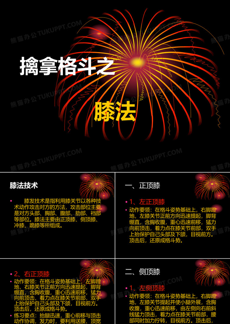 擒拿格斗 -  膝法技术
