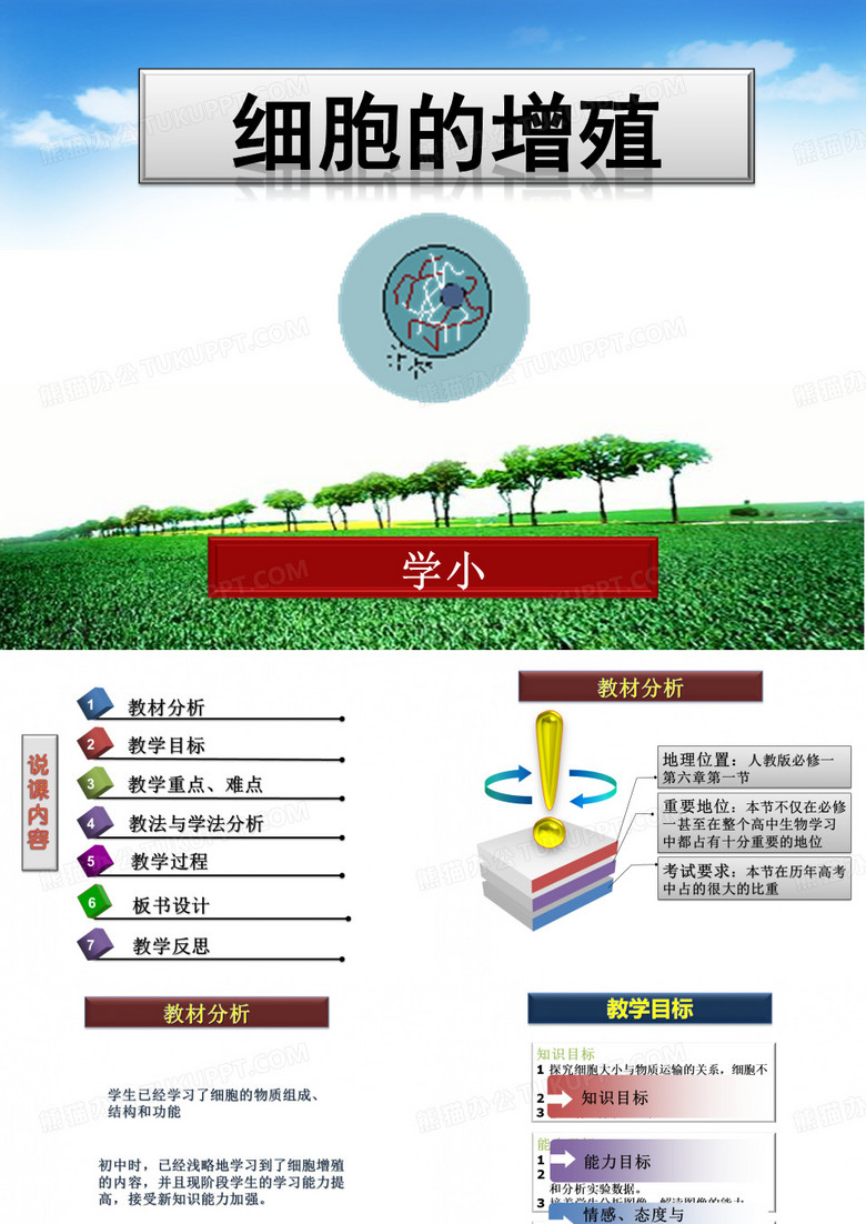 生物精品说课课件