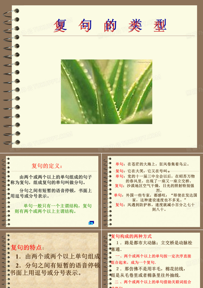 复句的类型