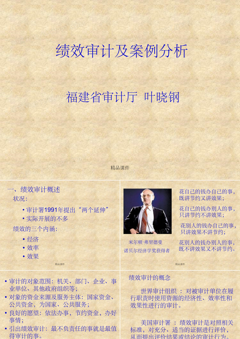 绩效审计及案例分析