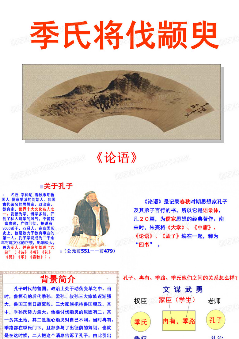 季氏将伐颛臾