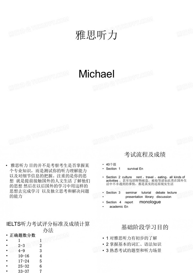 雅思听力