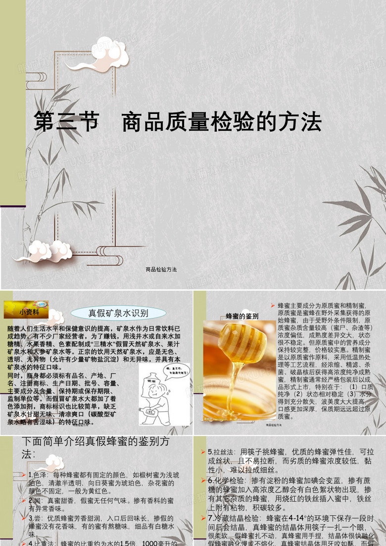 商品检验方法