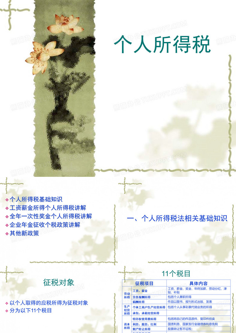 2012年个人所得税培训