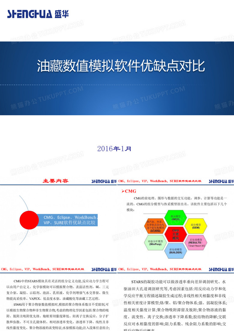 油藏数值模拟软件软件优缺点对比