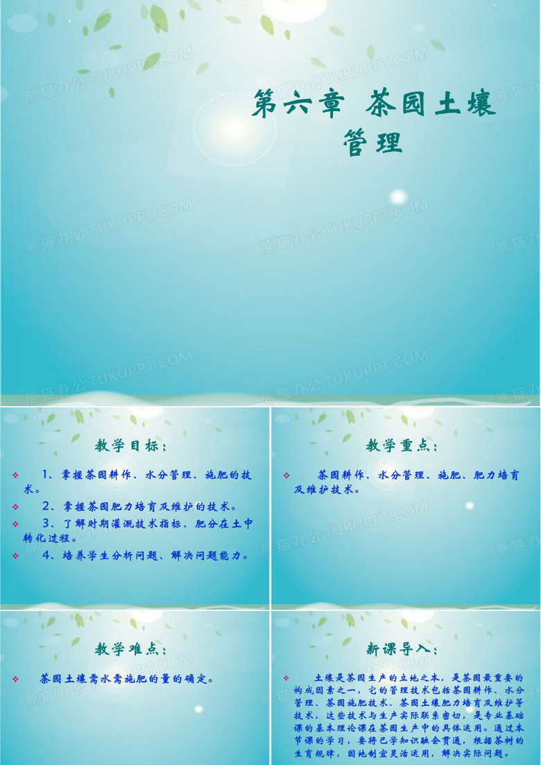 茶园土壤管理