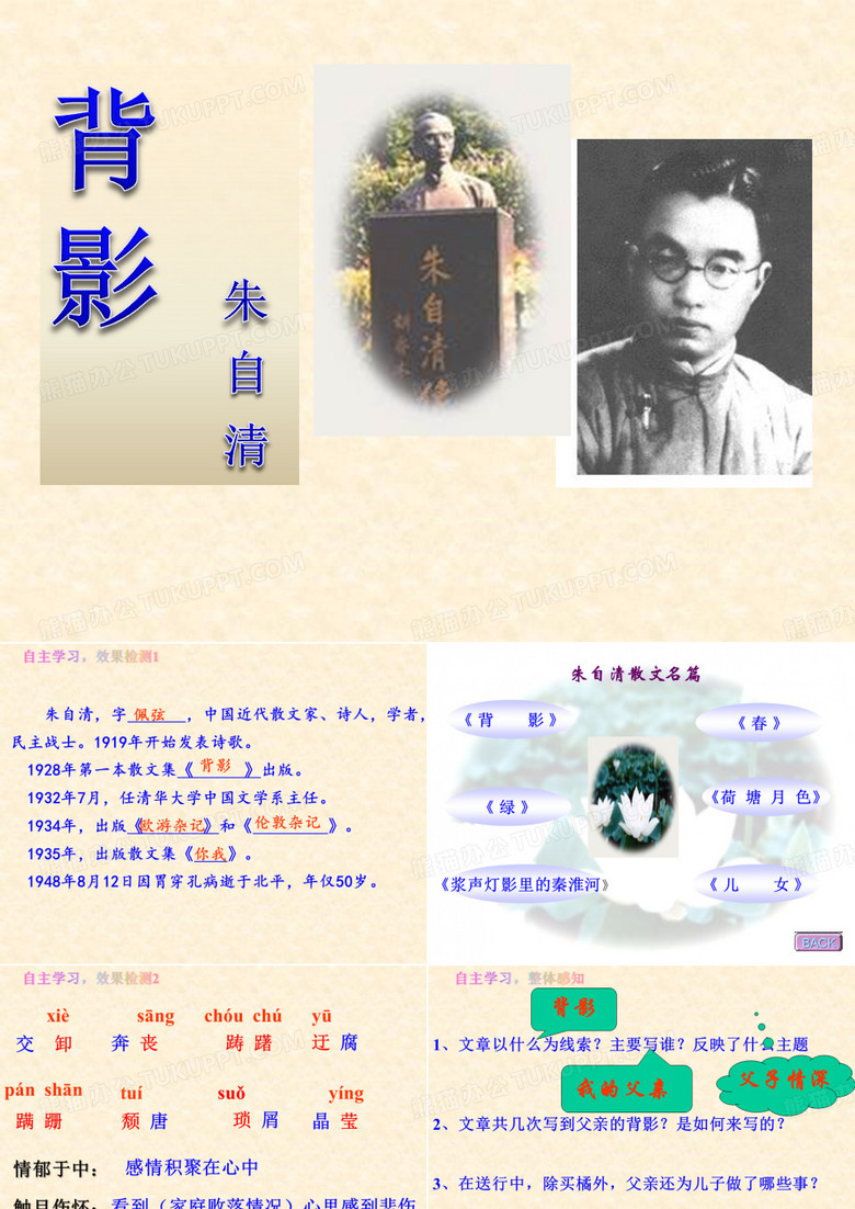 《背影》优秀课件PPT