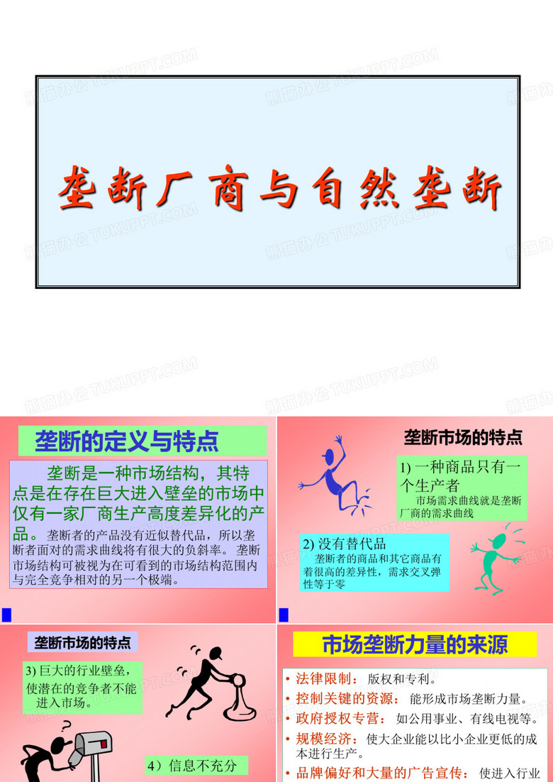 垄断厂商与自然垄断