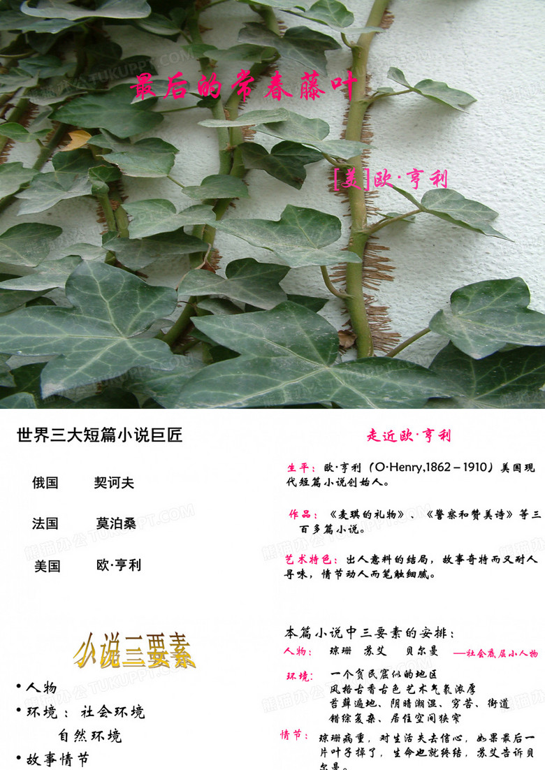 《最后的常春藤叶》