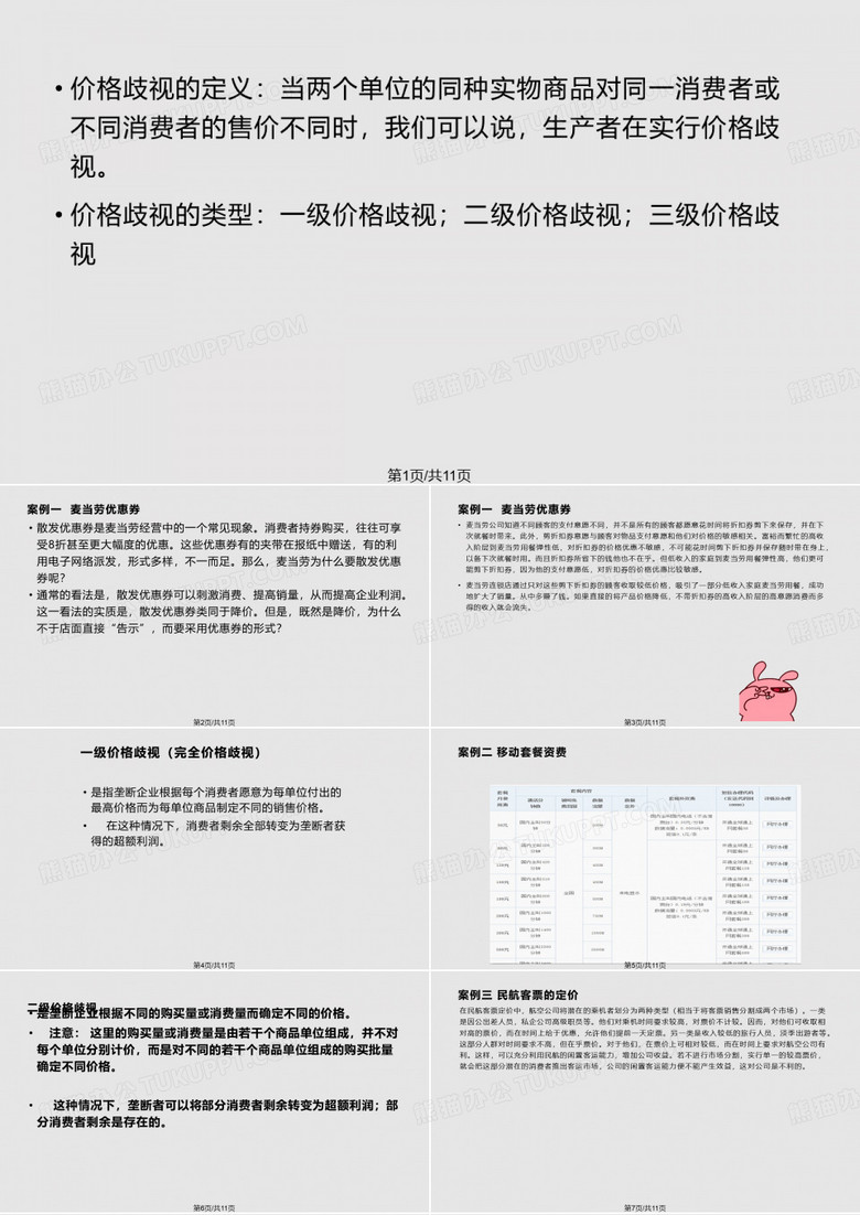 价格歧视案例