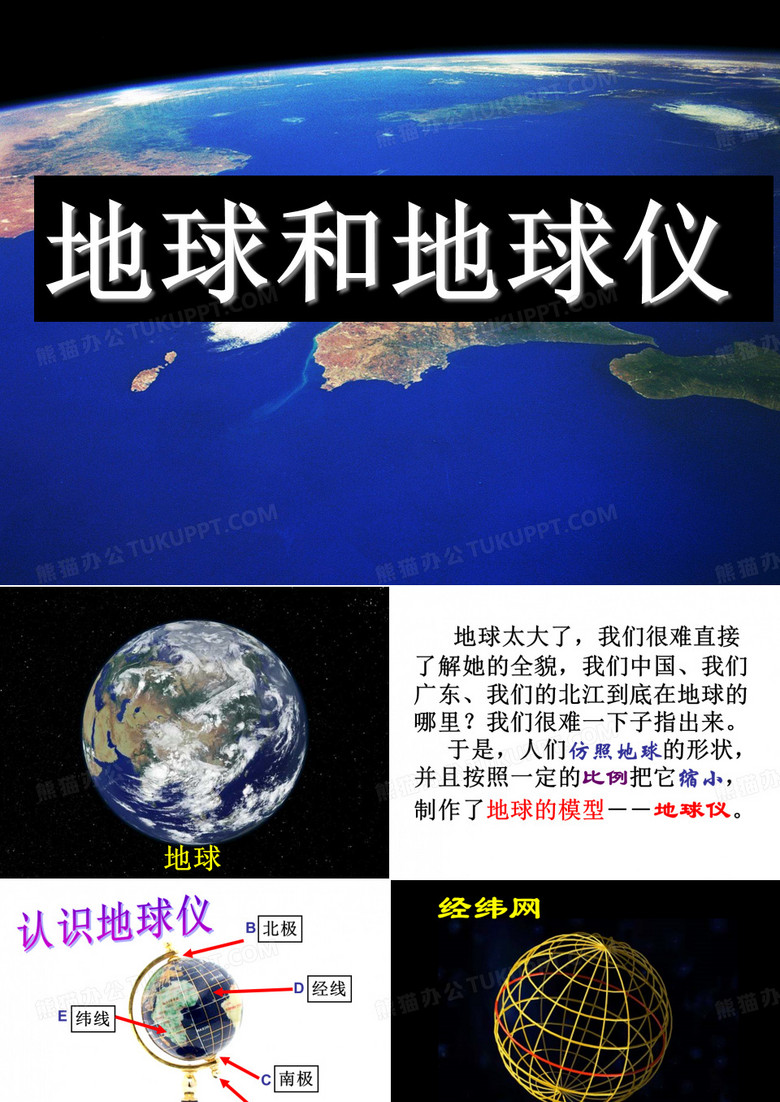 地球和地球仪