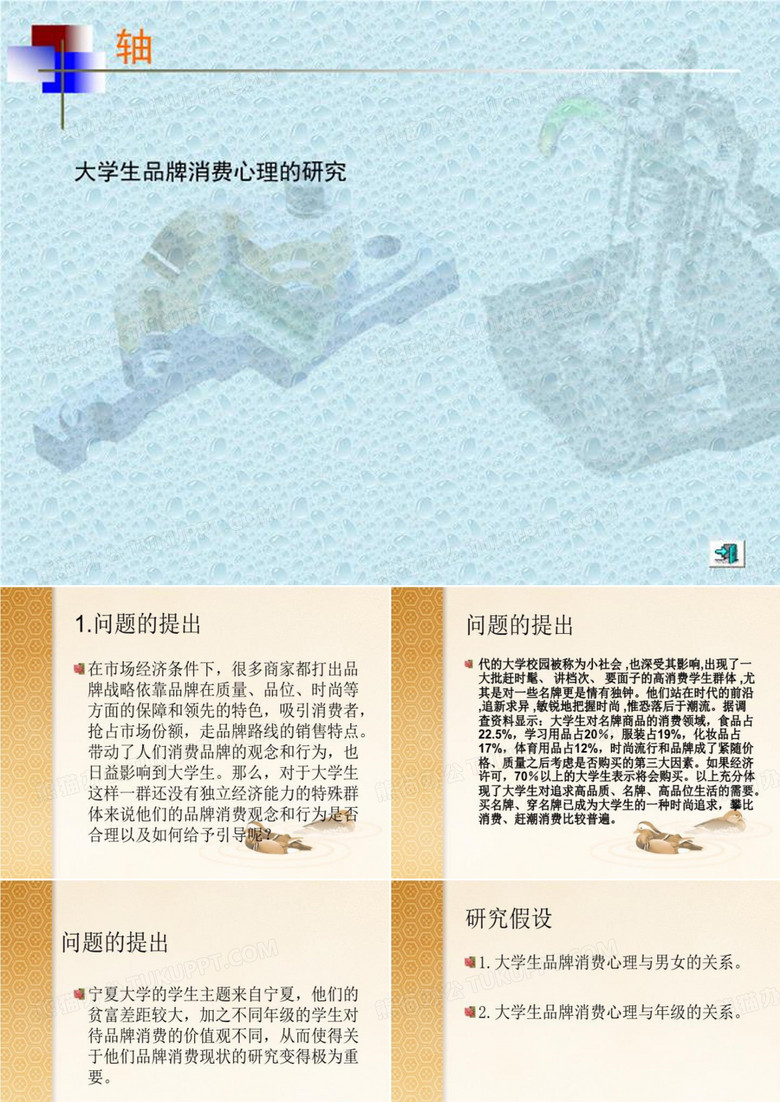 大学生品牌消费心理的研究