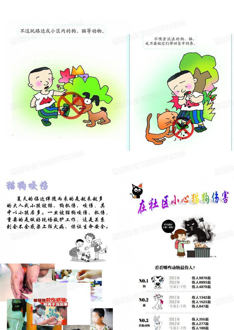 小心猫狗伤害